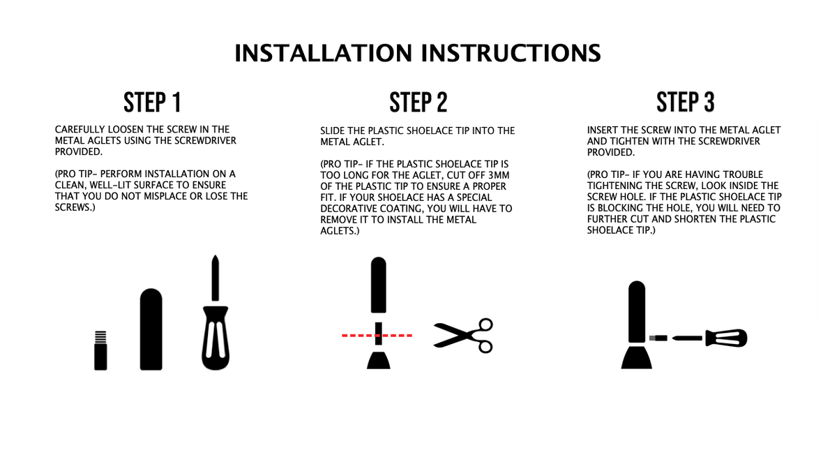 Installation instructions Rose Ghost™ Luxury Lace Set